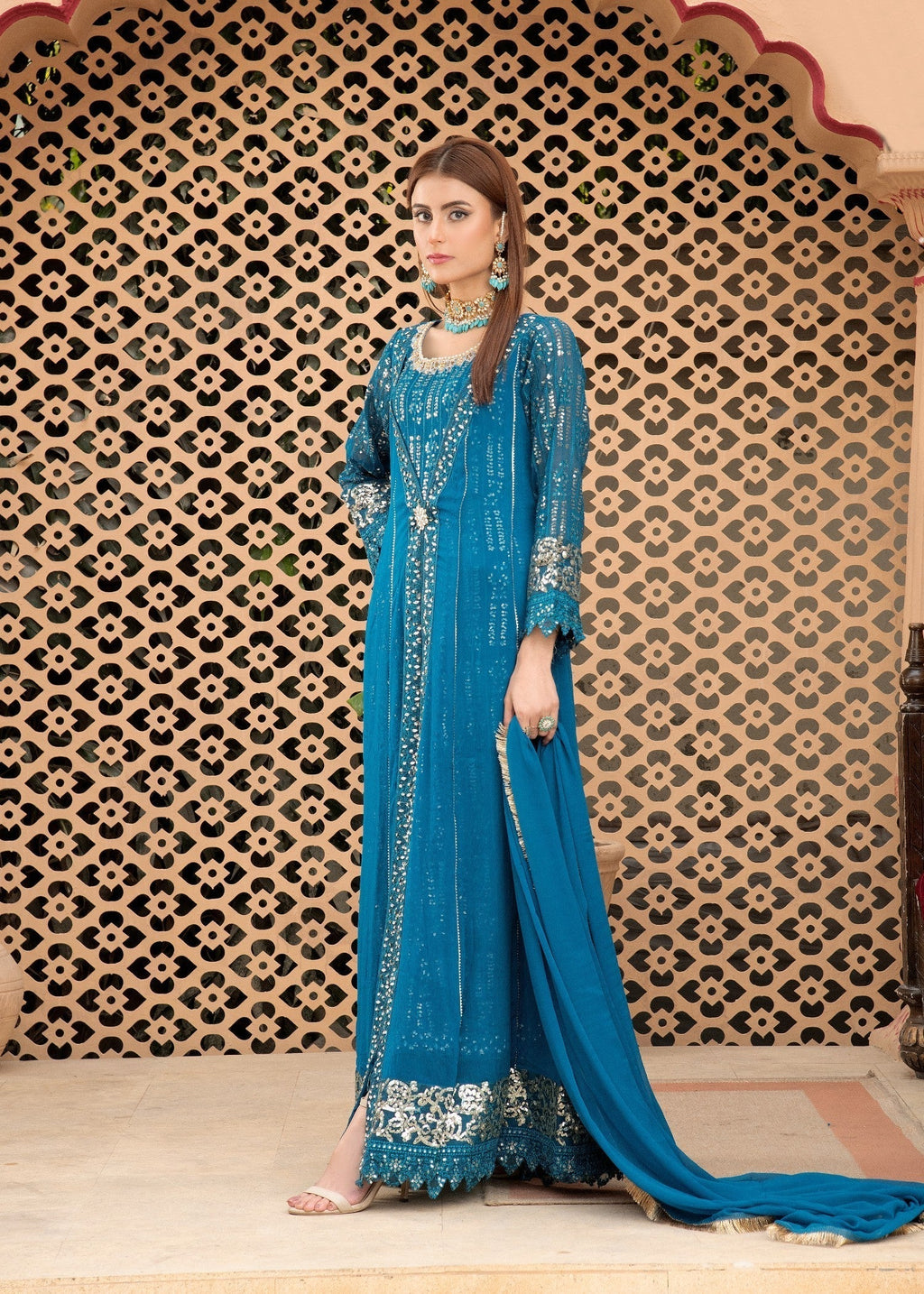 Mona Embroidery ENCHANTE ZINC BLUE Women 3pcs