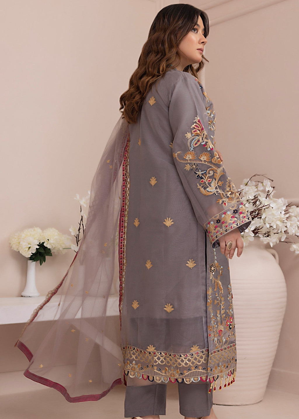 Polawn PD FORMAL 102 GRAPHIT GRACE FORMAL PRET COLLECTION Women 3pcs