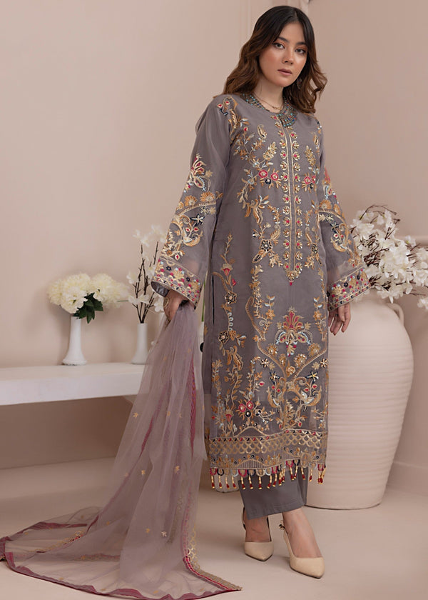 Polawn PD FORMAL 102 GRAPHIT GRACE FORMAL PRET COLLECTION Women 3pcs