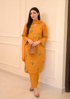 Ayesha B mustard hill sultan Women 3pcs