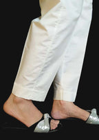 Zardi Women Cotton Trouser off White ZT116 Women 1pcs