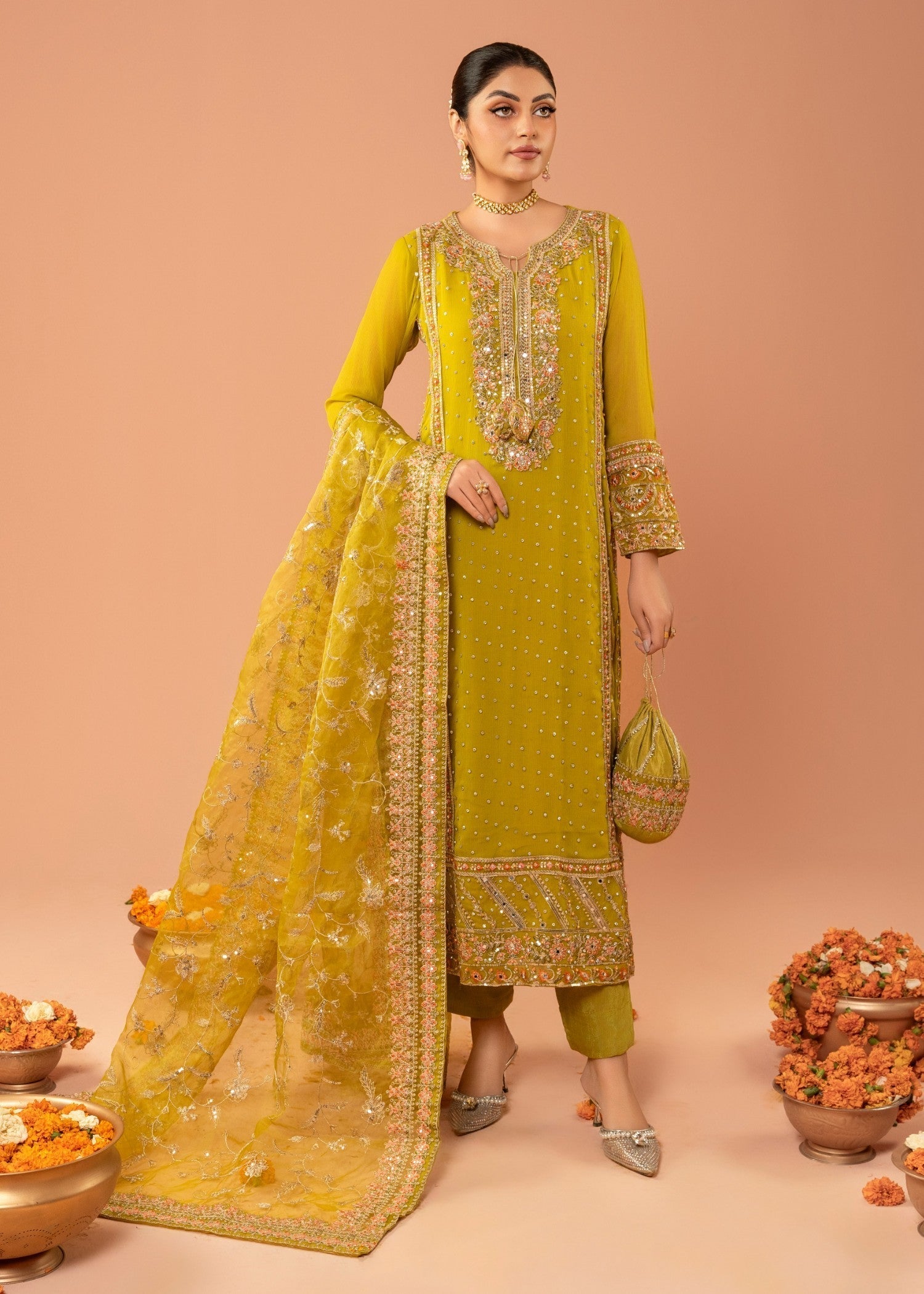 Agha Jaan Emel Women 3pcs