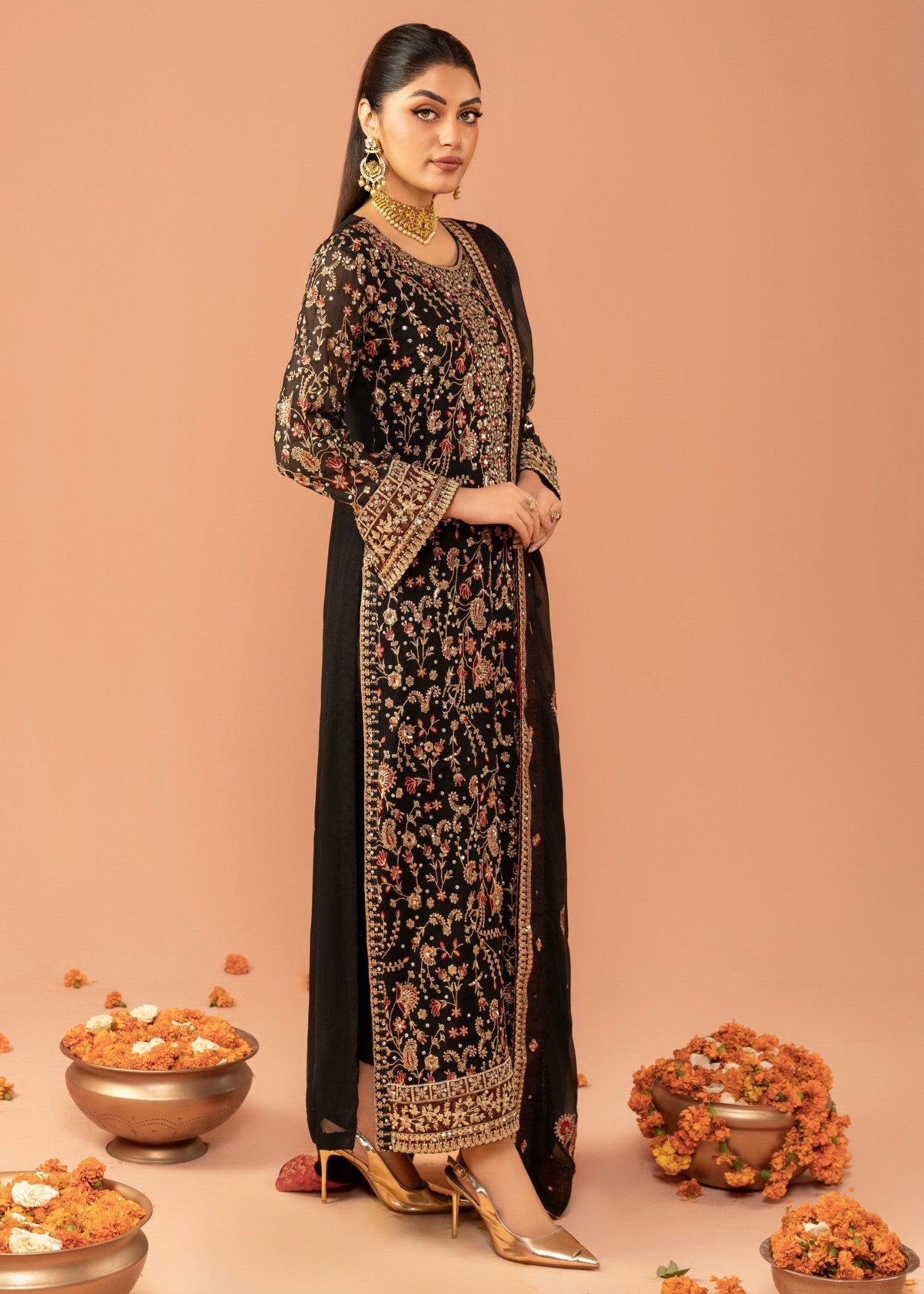 Agha Jaan Lajwanti Women 3pcs