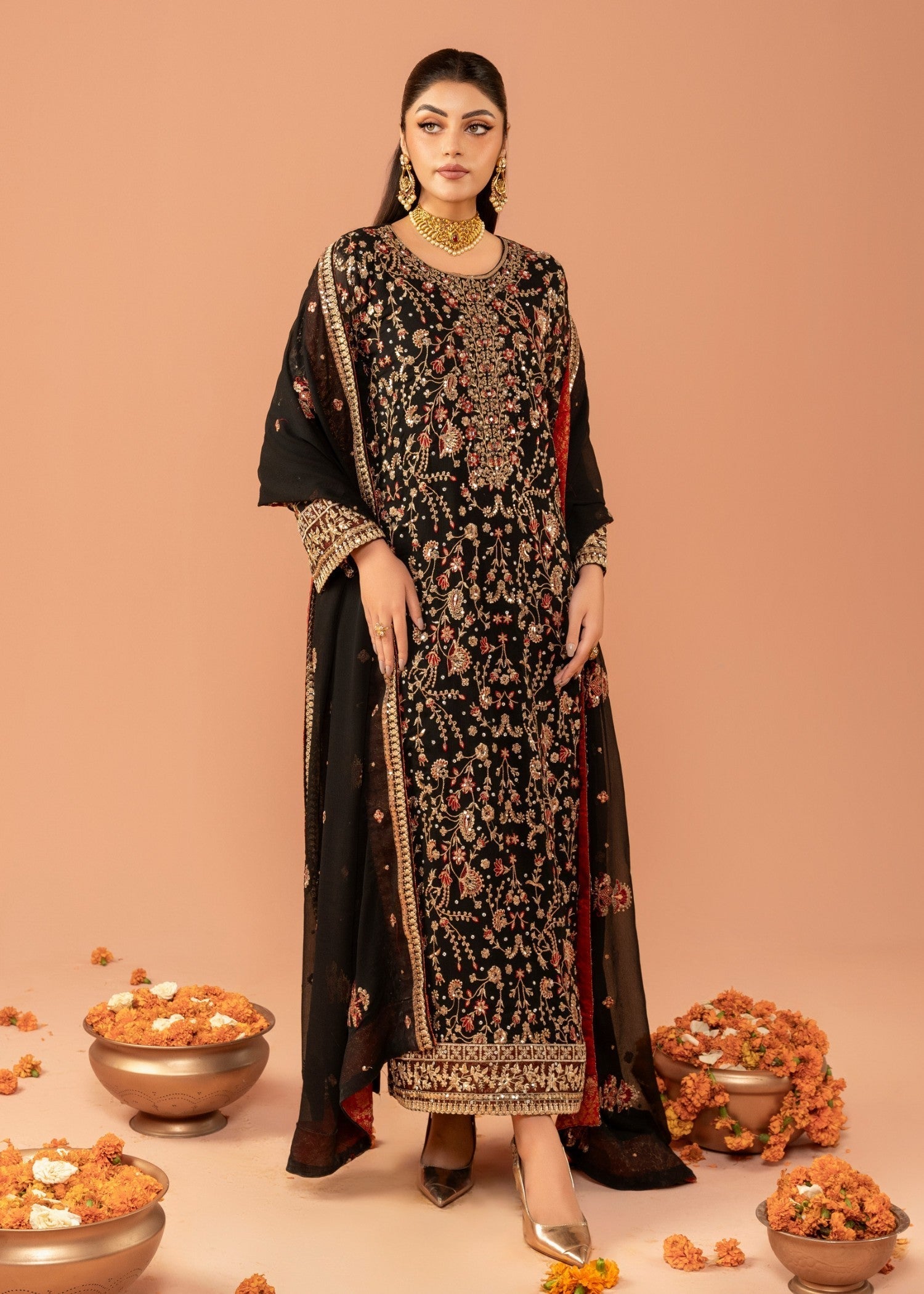 Agha Jaan Lajwanti Women 3pcs