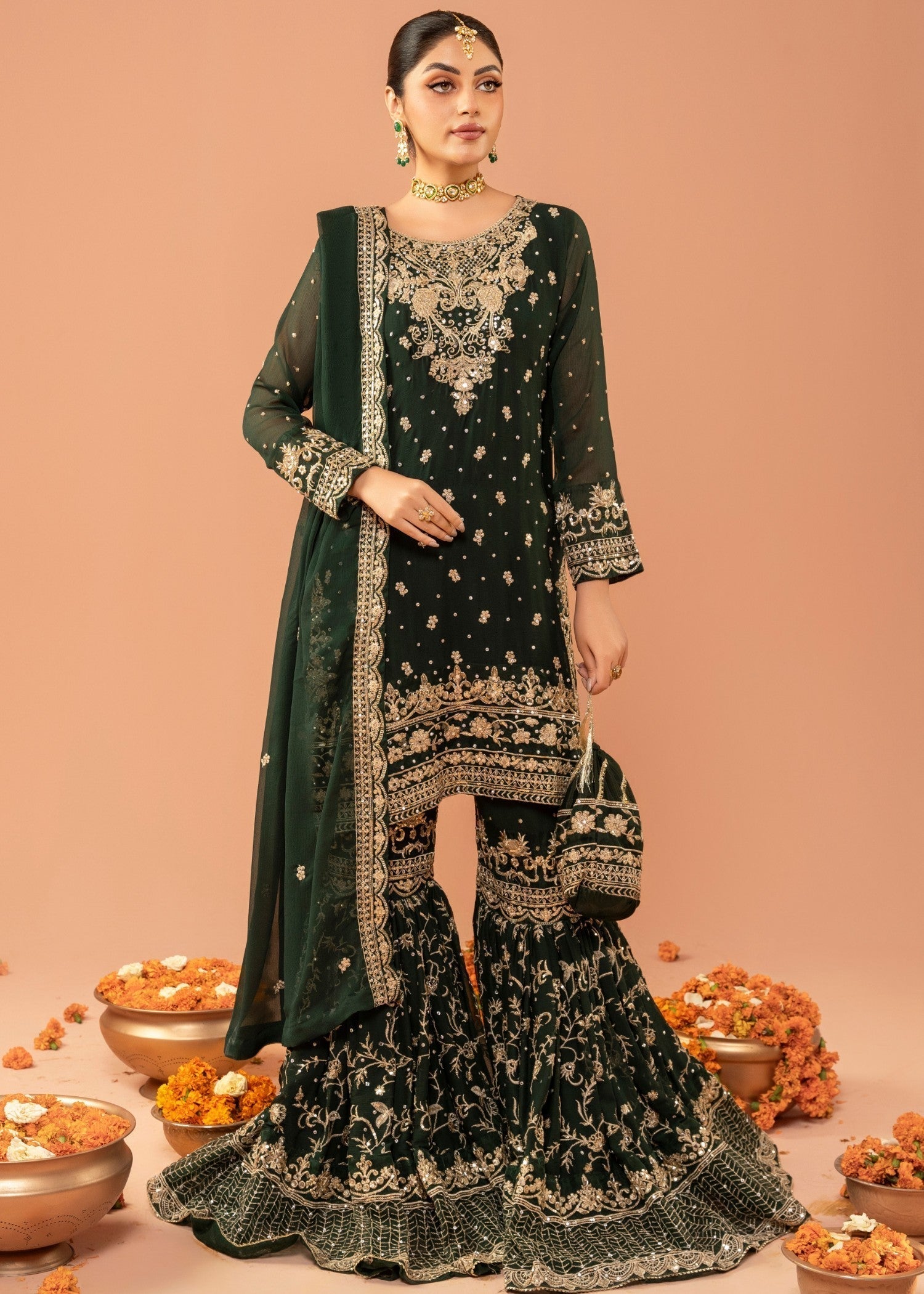 Agha Jaan CHUNARIYA Women 3pcs