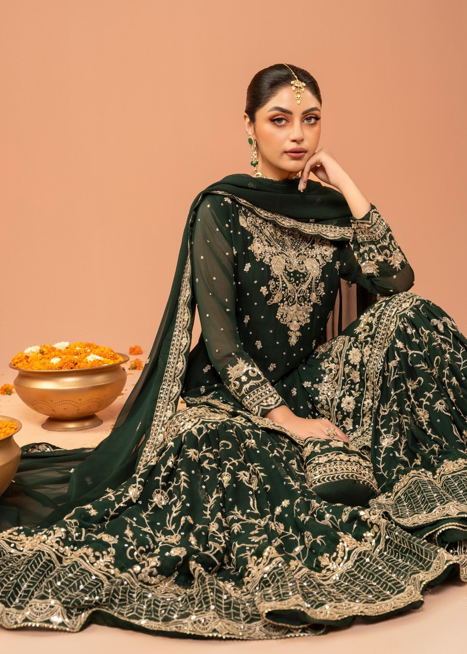 Agha Jaan CHUNARIYA Women 3pcs