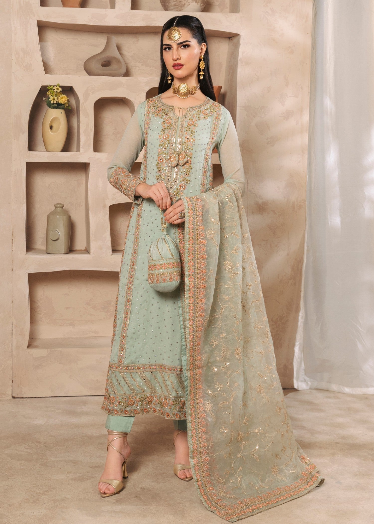 Agha Jaan ZIMEL Women 3pcs