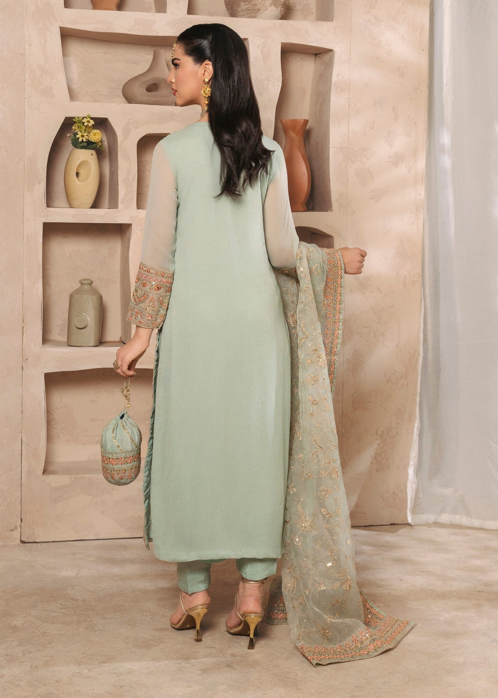 Agha Jaan ZIMEL Women 3pcs