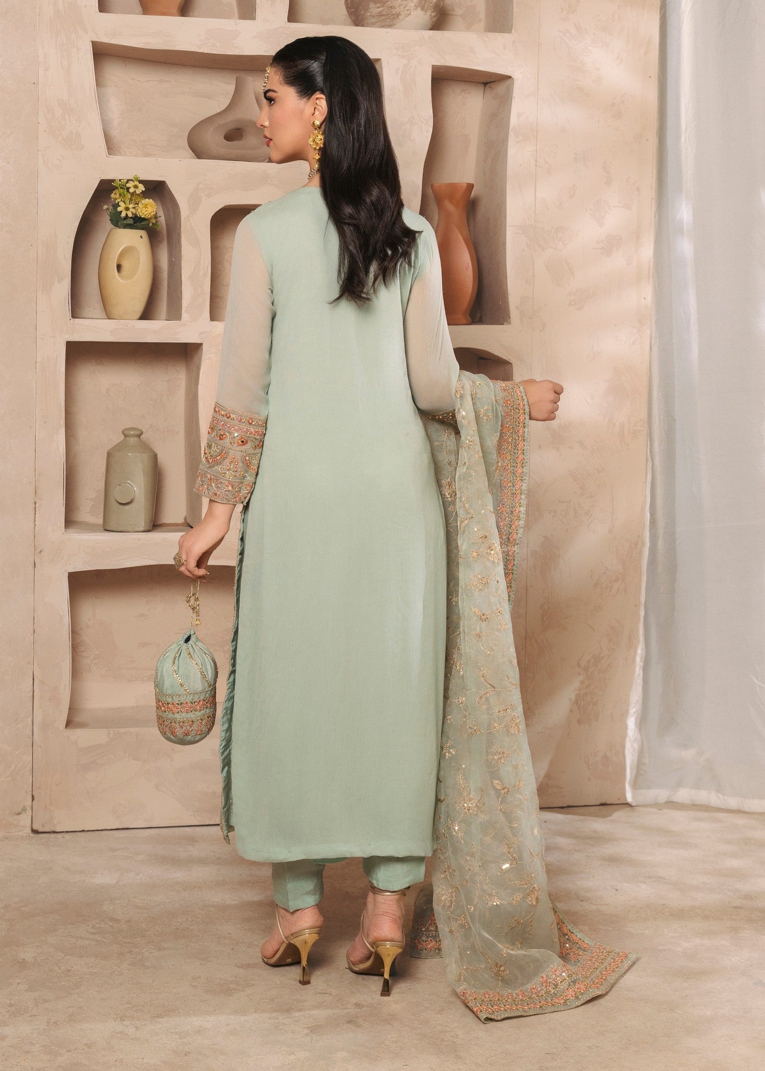 Agha Jaan ZIMEL Women 3pcs