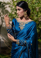 Amna Ismail GOTTA WORK SILK SAREE Women 3pcs