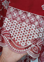 Lubana Store Nosha Maroon Women 3pcs