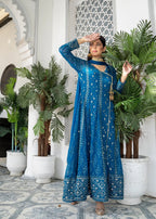 Mona Embroidery MELANIE ZINC BLUE Women 3pcs