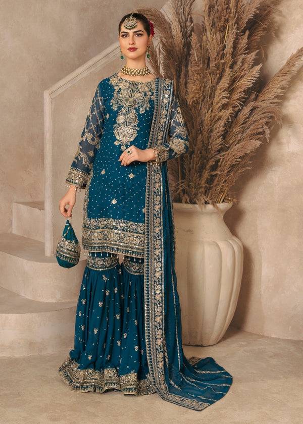 Agha Jaan LAUNG DA LASHKARA Women 3pcs