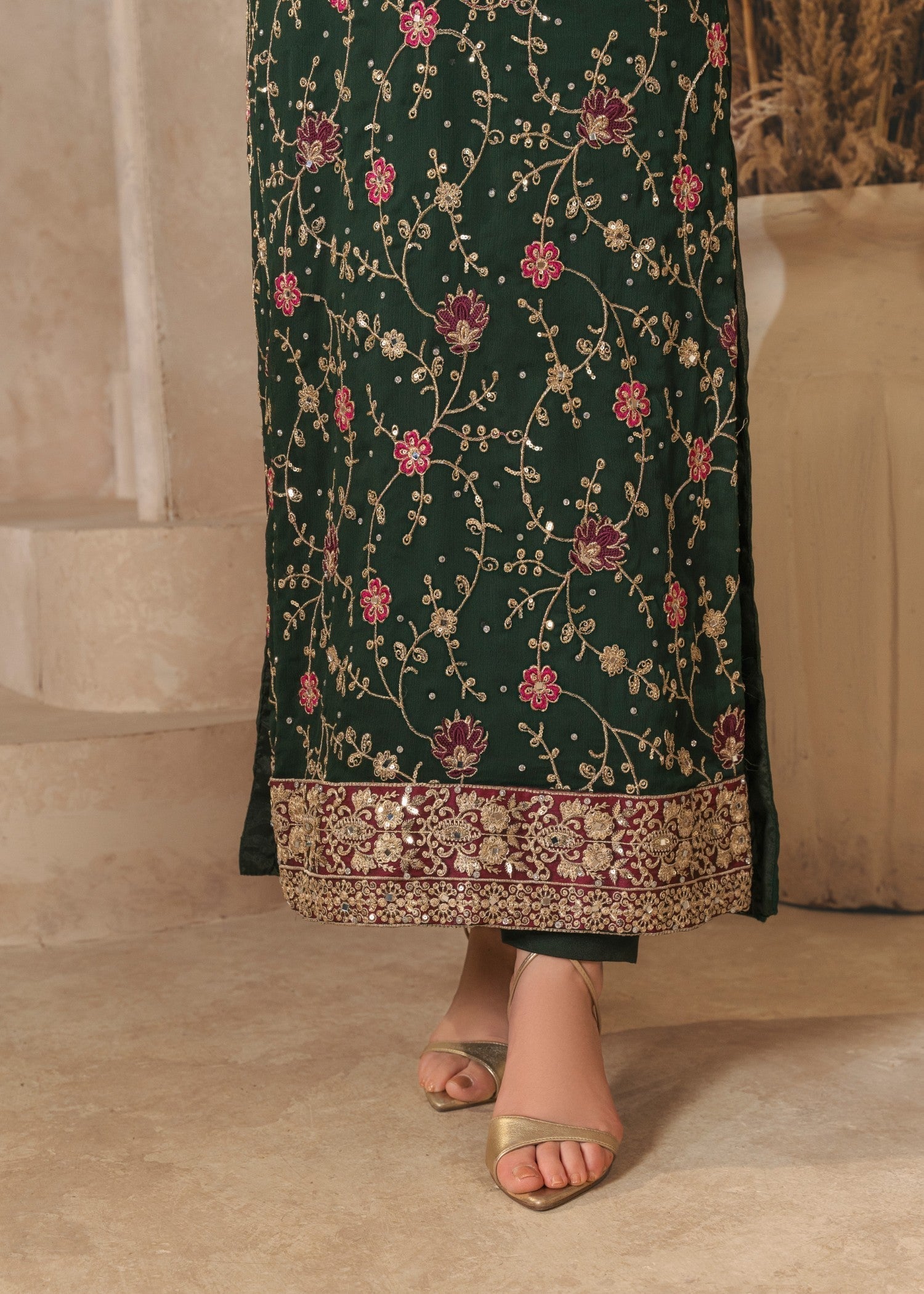 Agha Jaan FARHEEN Women 3pcs