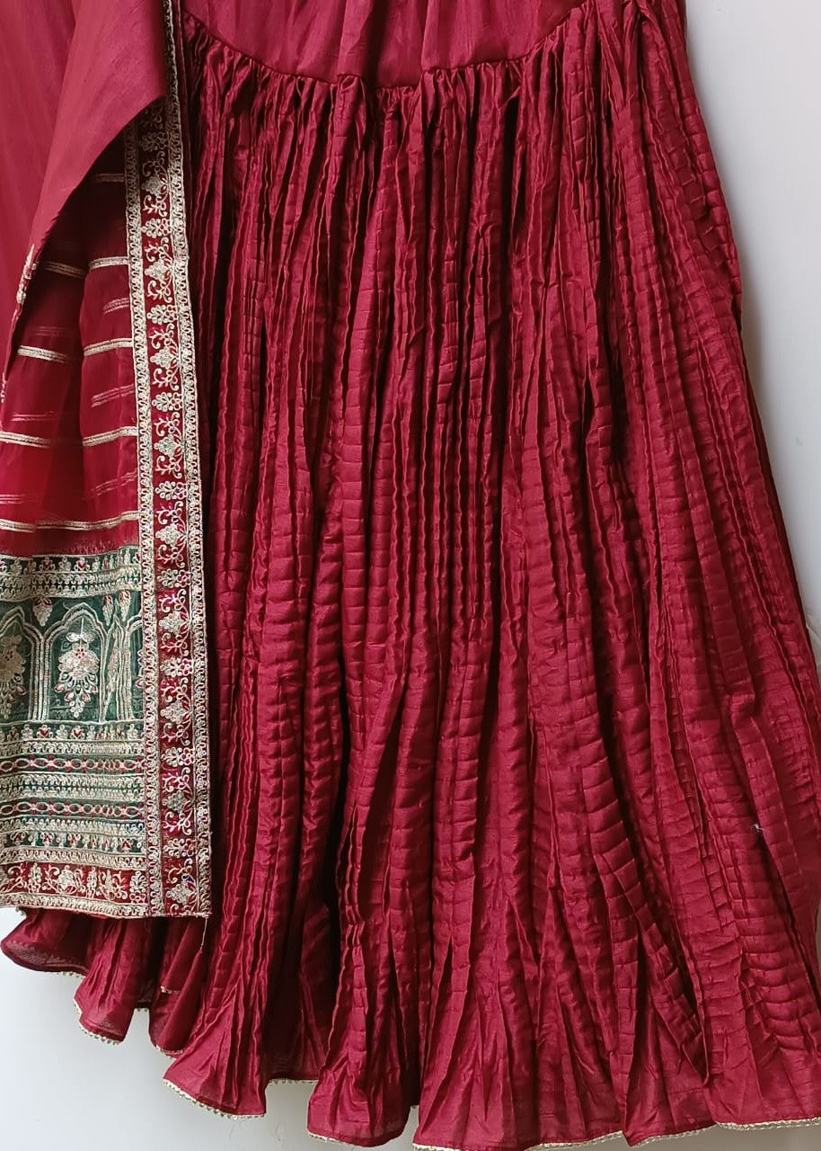 Lubana Store Hina Maroon Women 3pcs