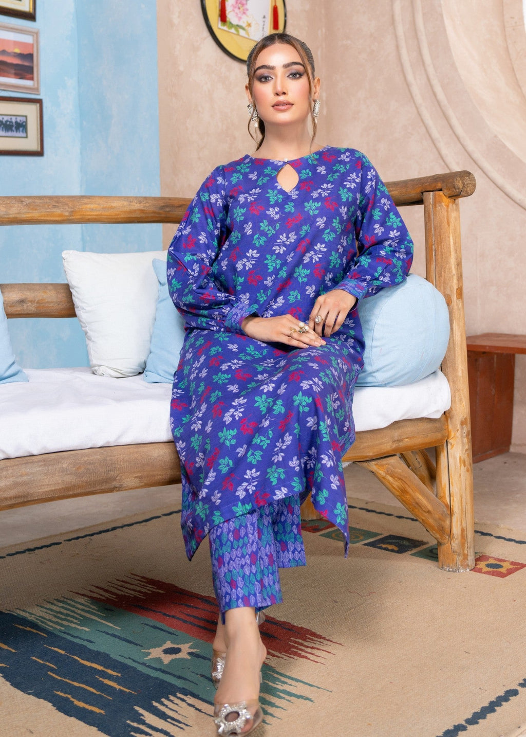Yolo Pret Digital Print Khaddar W24 PRINT 0005 Women 2pcs