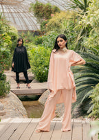 Edowlark Beaded Cape Dress With Designer Details Black Women 3pcs