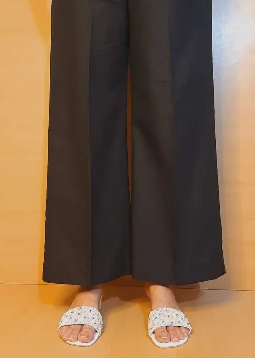 Zardi Black cotton palazzo ZT209 Women 1pcs