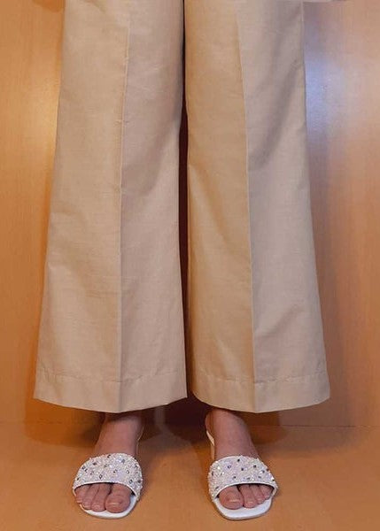 Zardi Beige cotton palazzo ZT209 Women 1pcs