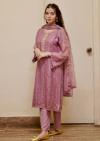 Four Season Boutique Rubby Sequnece Chiffon Rose Women 3pcs