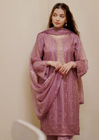 Four Season Boutique Rubby Sequnece Chiffon Rose Women 3pcs