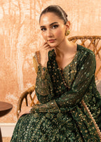 Malhaar Baaya 24 AL 3864 Bottle green Women 3pcs