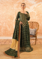 Malhaar Baaya 24 AL 3864 Bottle green Women 3pcs