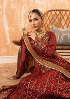 Malhaar Raabt 24 AL 3864 Maroon Women 3pcs