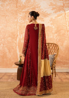 Malhaar Raabt 24 AL 3864 Maroon Women 3pcs