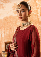 Malhaar Baaya 24 AL 3885 claret Women 3pcs