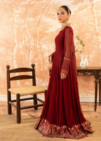 Malhaar Baaya 24 AL 3885 claret Women 3pcs