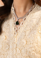 Malhaar Baaya AL 3999 pearl white Women 3pcs