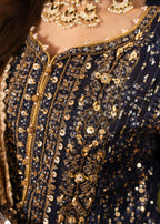 Malhaar ML RT AL 3864 Blue Women 3pcs