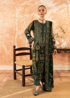 Malhaar Baaya 24 AL 3883 Bottle green Women 3pcs