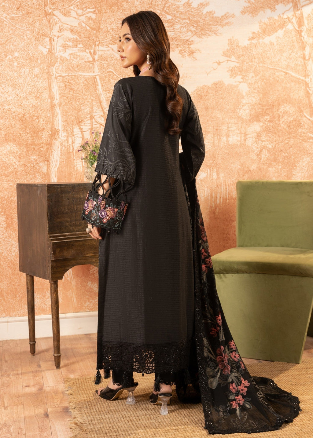 Malhaar Raabt 24 AL 3890 black Women 3pcs