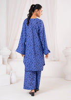 AYLA STUDIO Printed essential Co ord set G 003 Midnight Lilies Women 2pcs