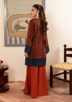 Stitch Vibes Rust Co Ord Set Women 2pcs