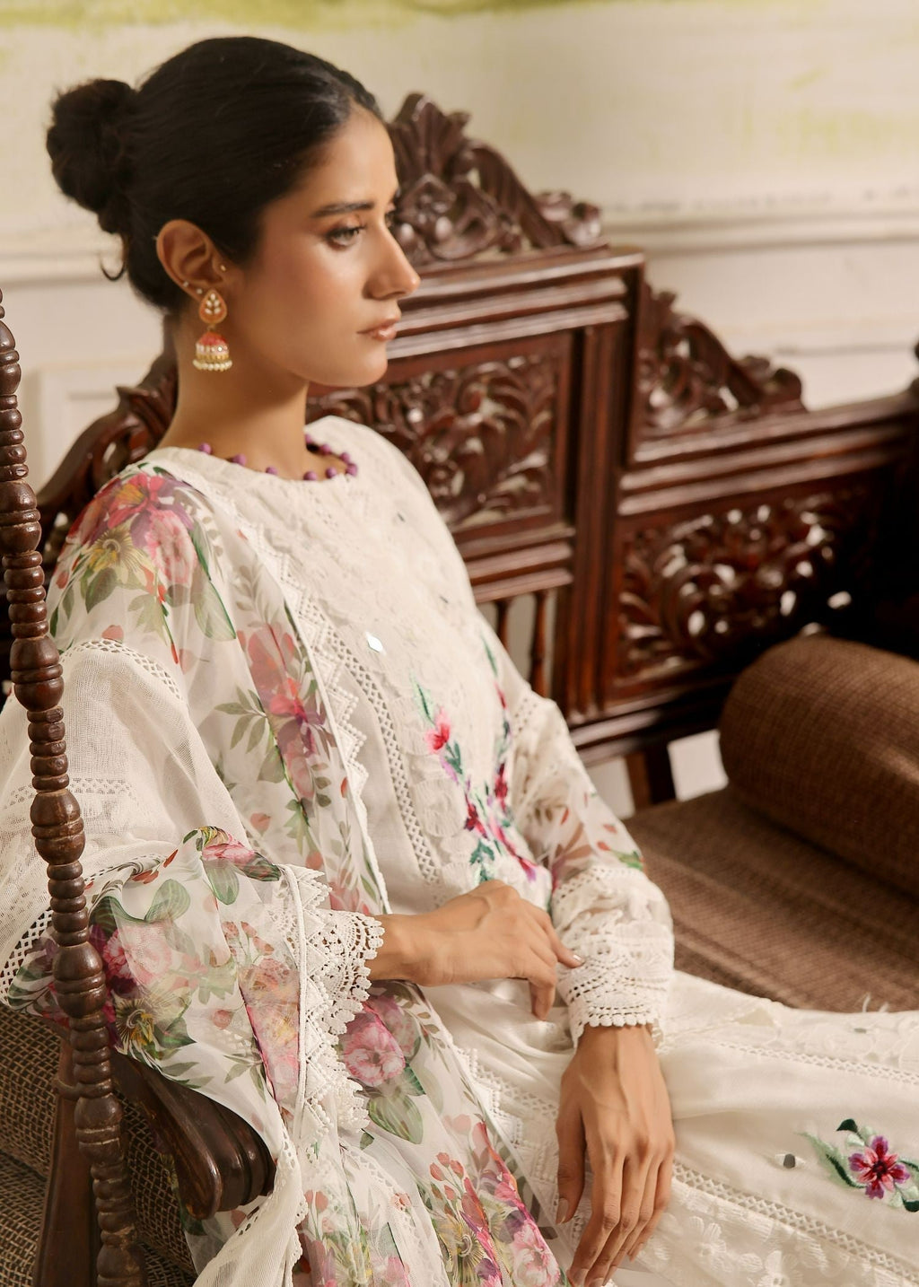 Ayesha Closet Firdaus White Women 3pcs