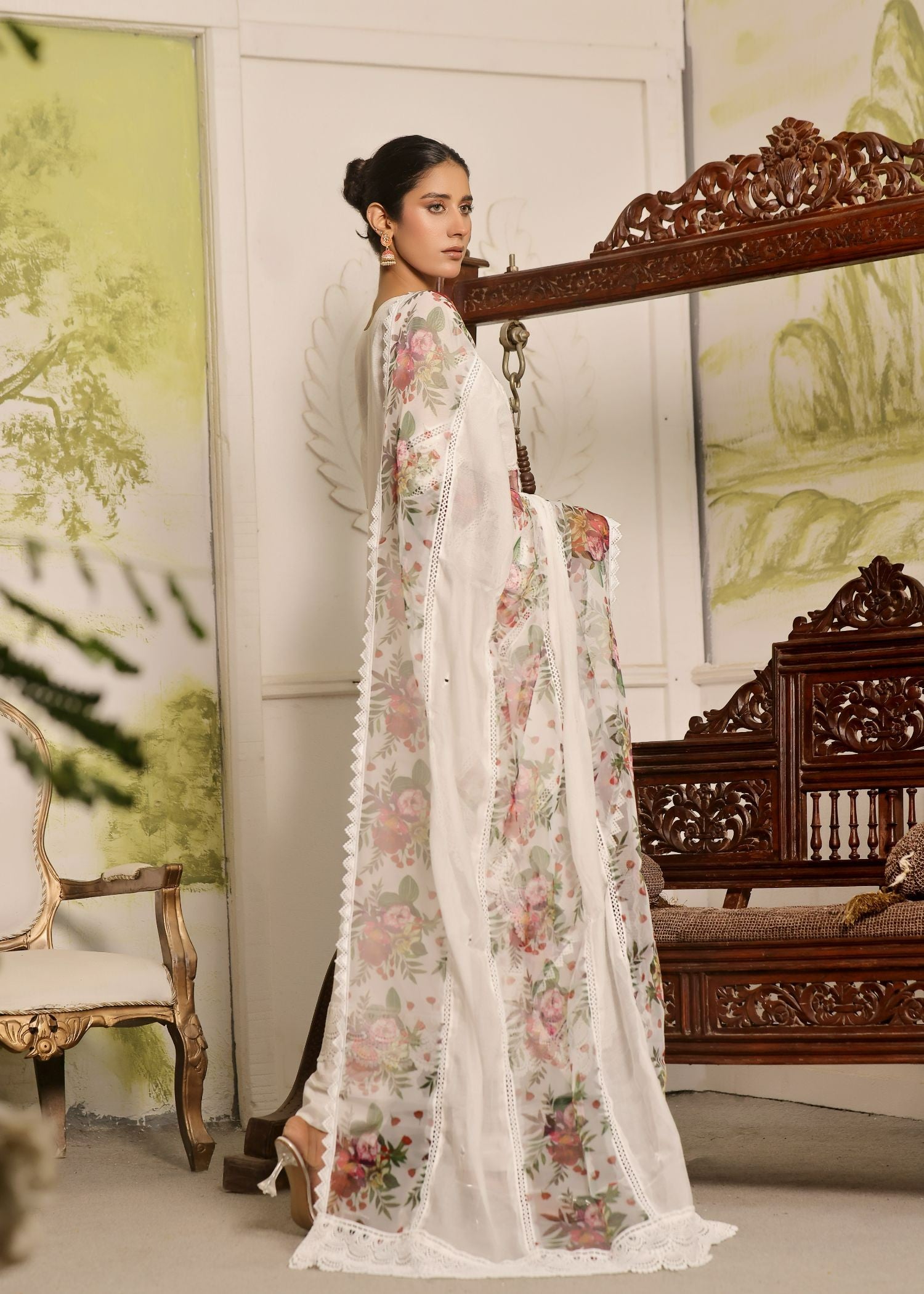 Ayesha Closet Firdaus White Women 3pcs