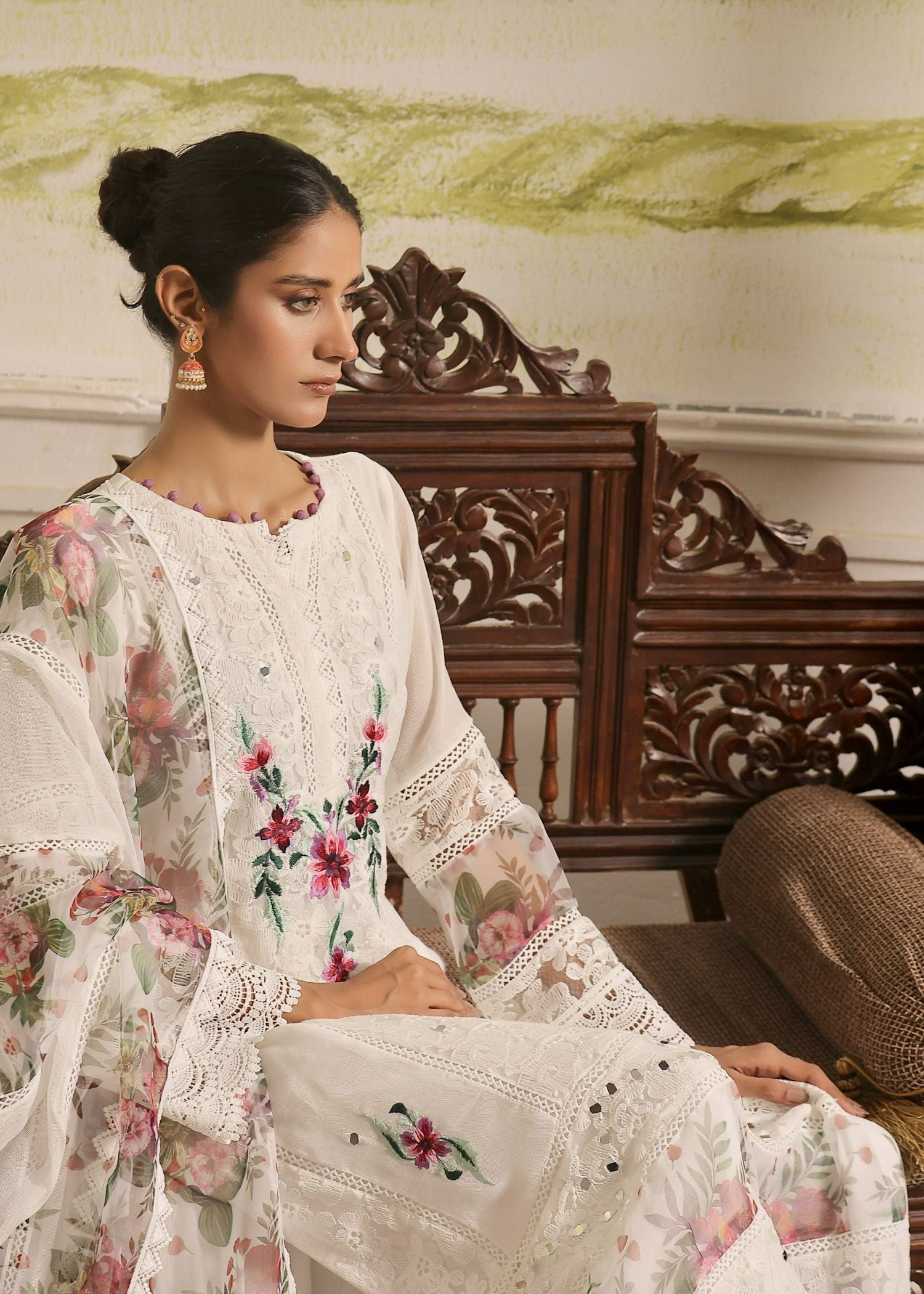 Ayesha Closet Firdaus White Women 3pcs