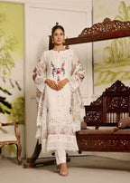 Ayesha Closet Firdaus White Women 3pcs