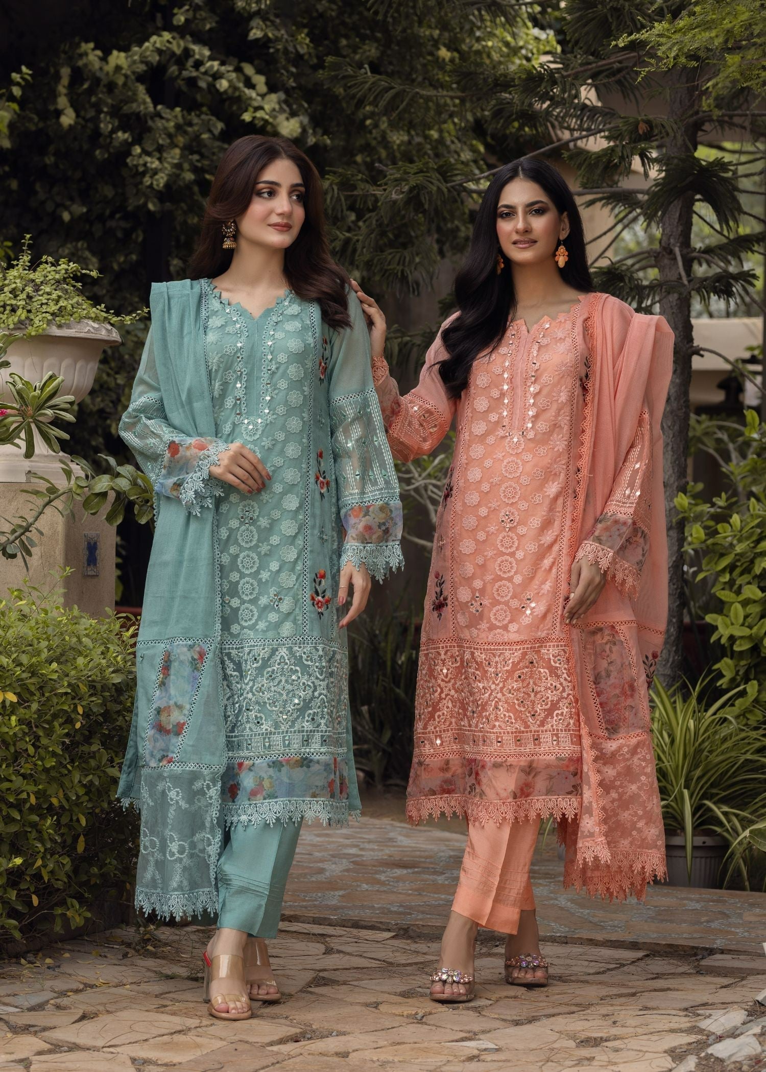 Ayesha Closet Shameem Peach Women 3pcs