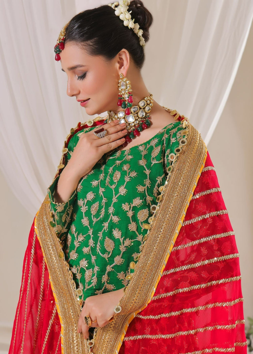 Ayesha Closet Nayab Green Women 3pcs