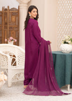 Yolo Pret Silk Viscose with Crinkle Chiffon Pk Dupatta VISC W24 0001 Women 3pcs