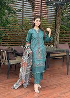Rangoon Clothing Refa Aqua Women 3pcs