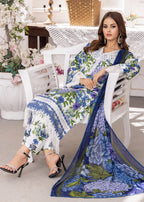 Polawn PD 24 401 B NAYAB PRET LAWN COLLECTION Women 3pcs