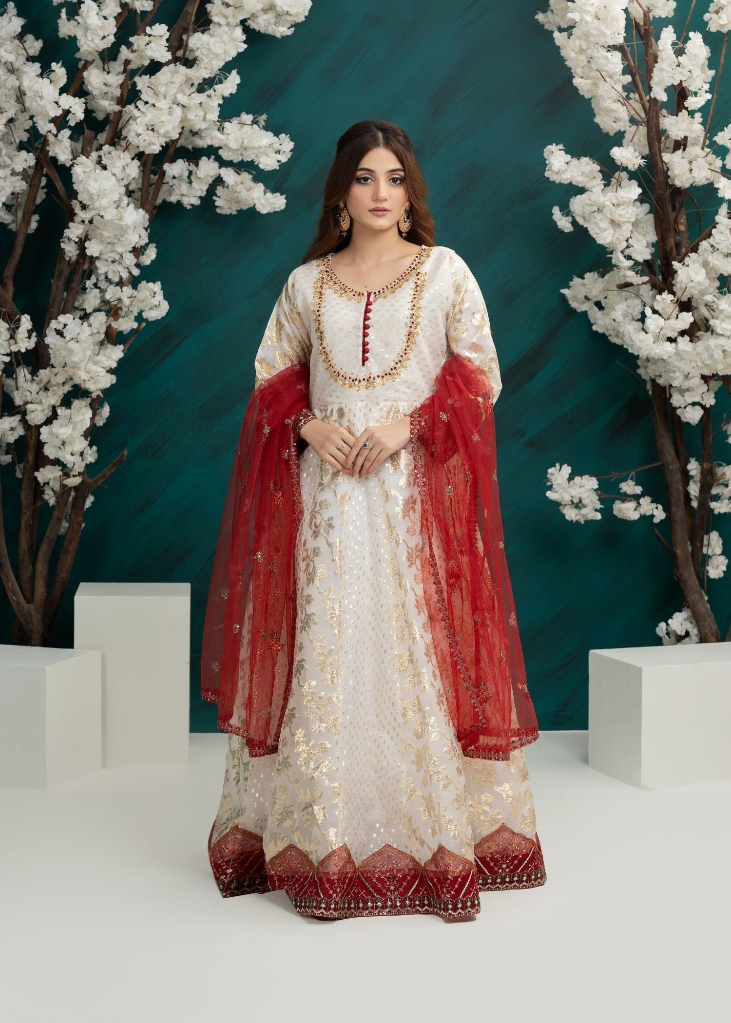 Al Burhan Apparel Ifrah White Women 3pcs