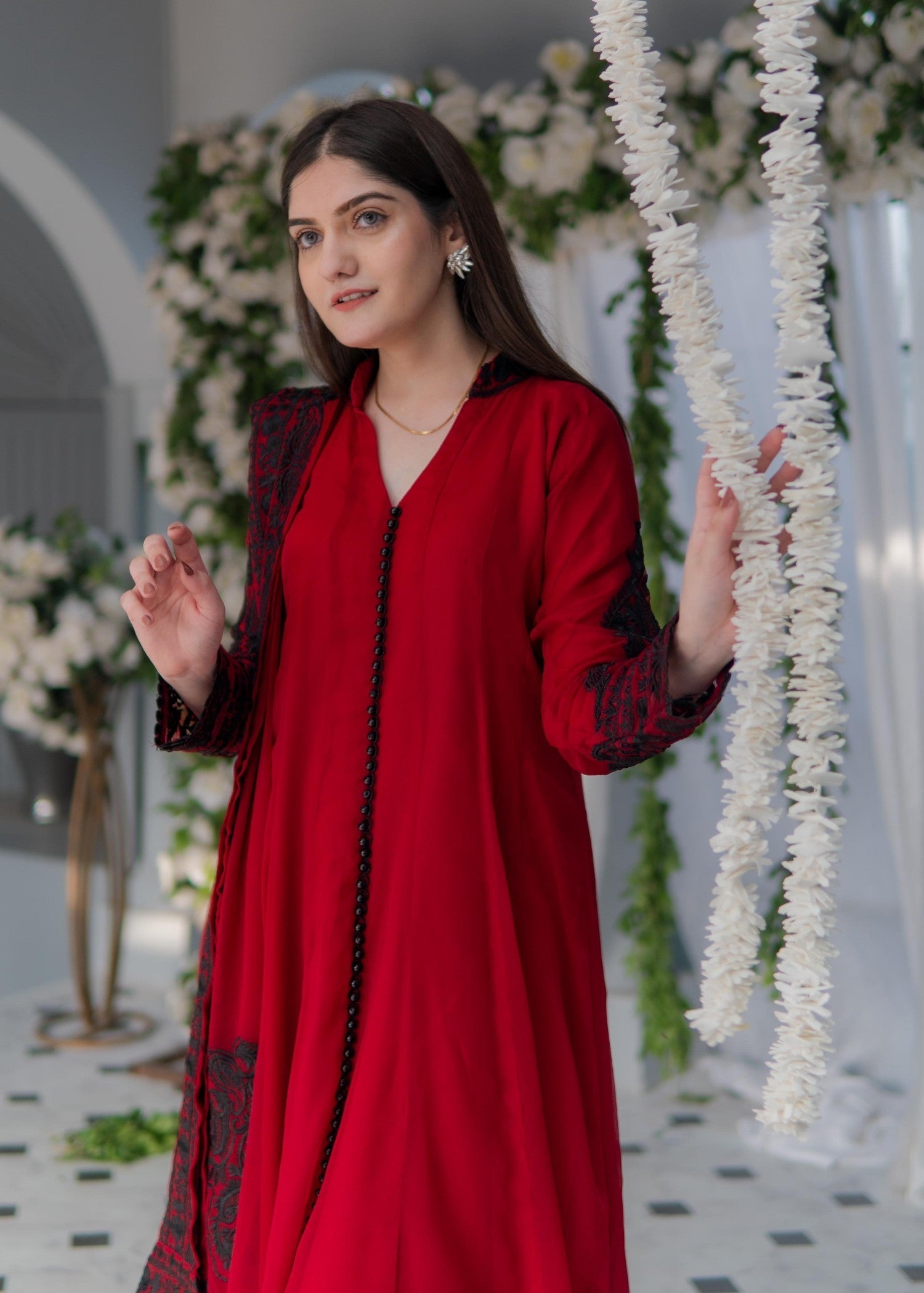 Rangoon Clothing MEHRZAD RED Women 3pcs