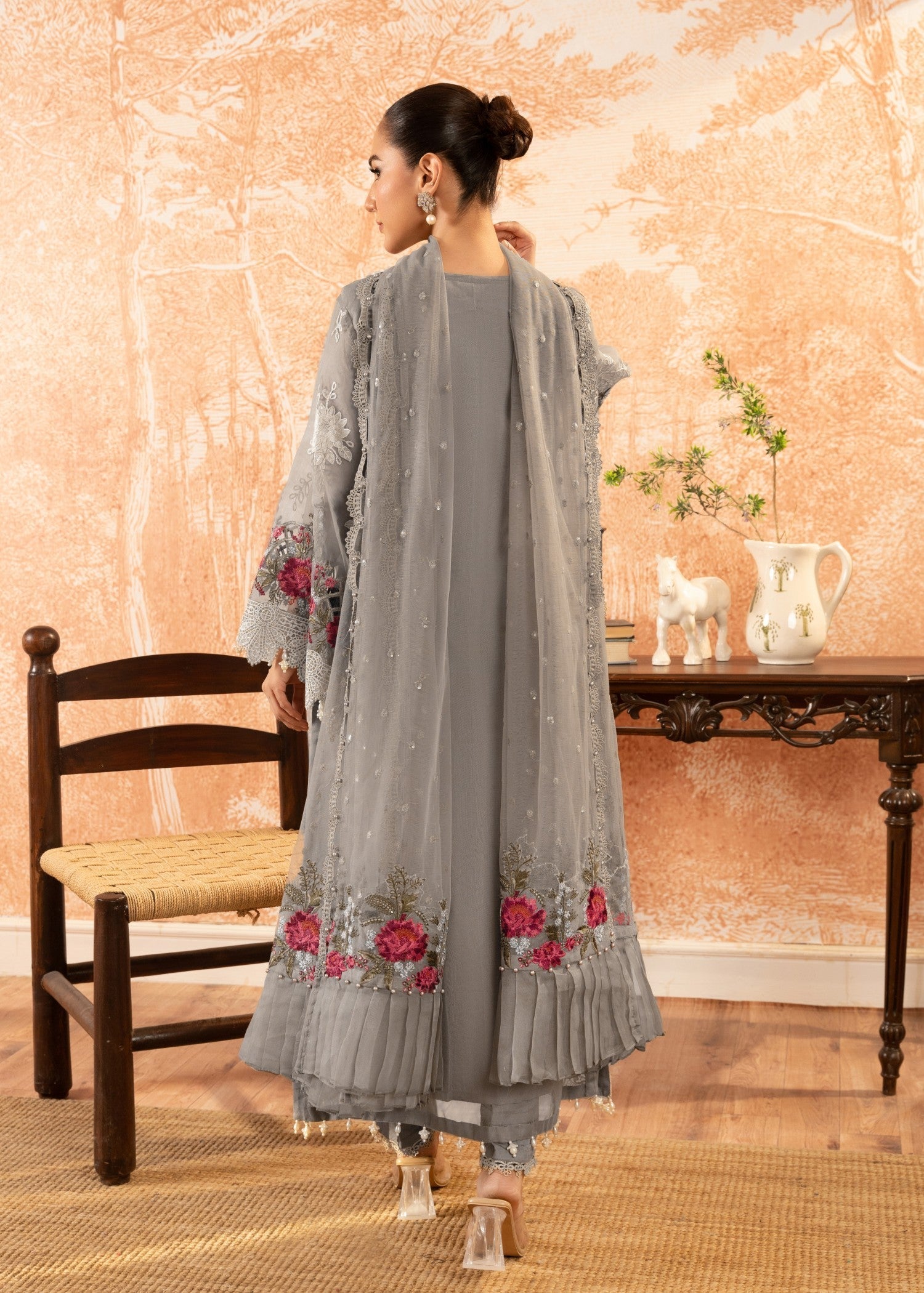 Malhaar ML RT AL 4030 grey Women 3pcs