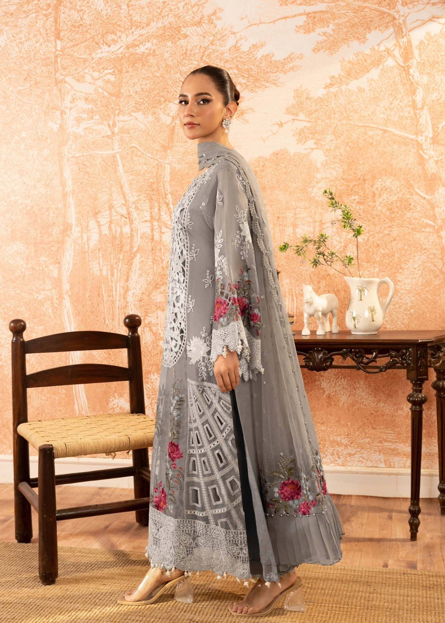 Malhaar ML RT AL 4030 grey Women 3pcs